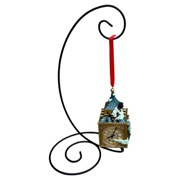 Disney Store 2016 Peter Pan Big Ben Clock Winter Ornament - Picture 2 of 5